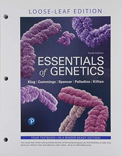 Book Essentials of Genetics, Loose-Leaf Edition Plus Mastering Genetics with Pearson eText -- Access Card Package (10th Edition) free