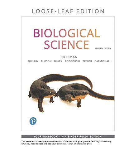 Book Biological Science, Loose-Leaf Plus Mastering Biology with eText -- Access Card Package (7th Edition) free