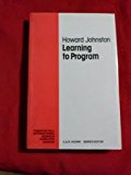 Book Learning to program (Prentice-Hall international series in computer science) free