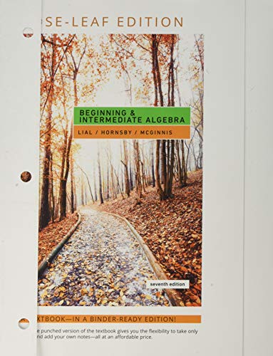 Book Beginning and Intermediate Algebra, Loose-Leaf Version Plus MyLab Math -- 24 Month Access Card Package free
