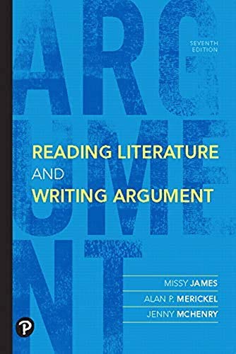 Book Reading Literature and Writing Argument 7th Edition free
