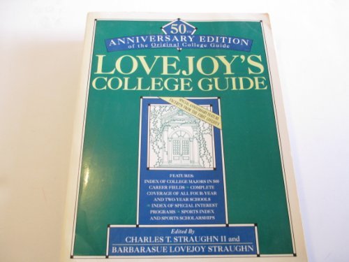 Book Lovejoy's College Guide (field Guide To Colleges) free