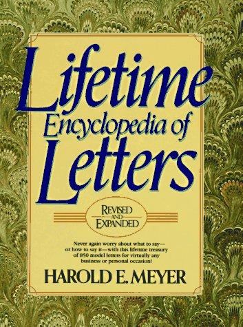 Book Lifetime Encyclopedia of Letters free