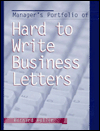 Book Manager's Portfolio of Hard to Write Business Letters free