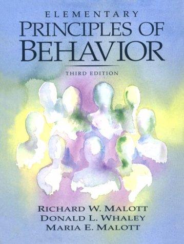 Book Elementary Principles of Behavior free