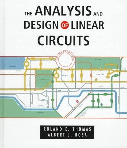 Book Analysis and Design of Linear Circuits free