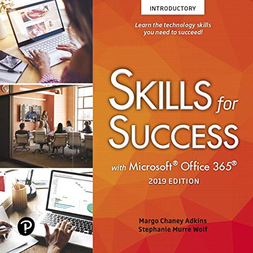 Book Skills for Success with Microsoft Office 2019 Introductory free