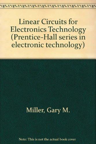 Book Linear circuits for electronics technology (Prentice-hall series in electronic technology) free
