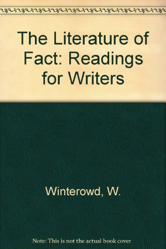 Book The Literature of Fact: Readings for Writers free
