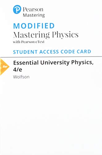Book Modified Mastering Physics with Pearson eText -- ValuePack Access Card -- for Essential University Physics free