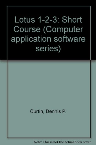 Book Lotus 1-2-3: Short Course free
