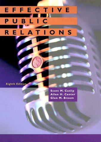 Book Effective Public Relations (8th Edition) free