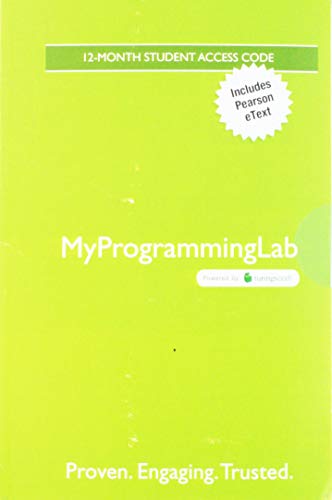 Book MyLab Programming with Pearson eText -- Access Card -- for Introduction to Programming Using Visual Basic free