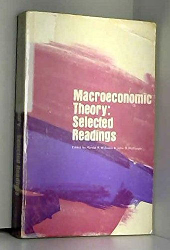 Book Macroeconomic Theory-Selected Readings, free