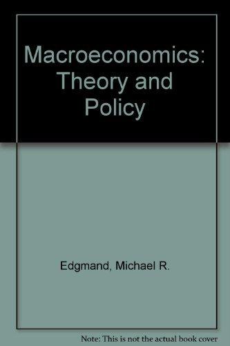 Book Macroeconomics: Theory And Policy free