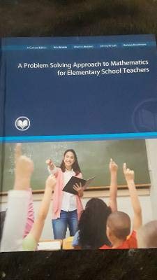 Book A Problem Solving Approach to Mathematics for Elementary School Teachers free