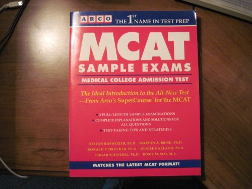Book McAt Sample Exams (Arco Academic Test Preparation Series) free