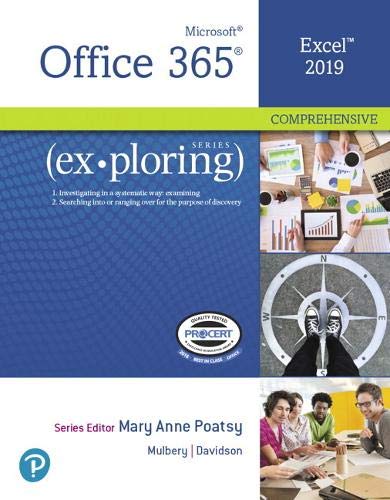 Book Exploring Microsoft Office Excel 2019 Comprehensive free