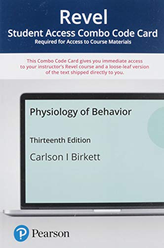 Book Revel for Physiology of Behavior -- Combo Access Card free