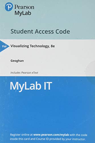 Book MyLab IT with Pearson eText -- Access Card -- for Visualizing Technology free
