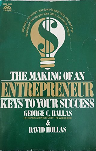 Book Making Of An Entrepreneur: Keys To Your Success free
