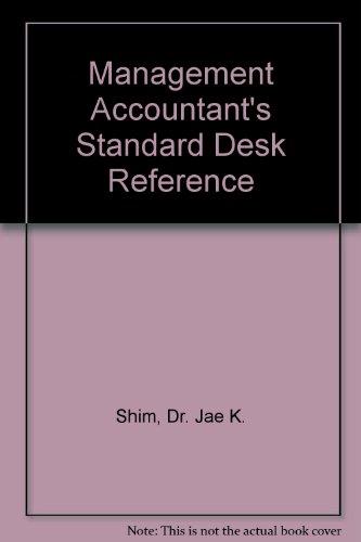Book Management Accountants Standard Desk Reference free