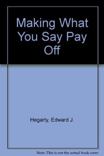Book Making What You Say Pay Off free