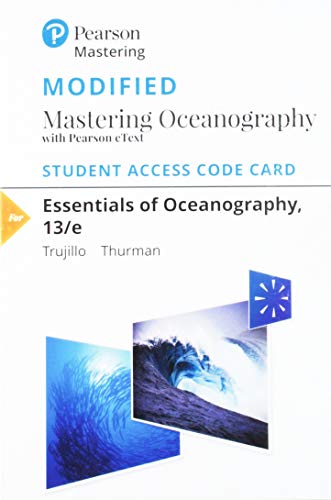 Book Modified MasteringOceanography with Pearson eText -- Standalone Access Card -- for Essentials of Oceanography free