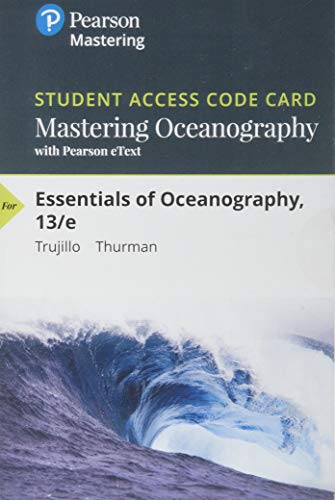 Book Mastering Oceanography with Pearson eText -- Standalone Access Card -- for Essentials of Oceanography (13th Edition) free