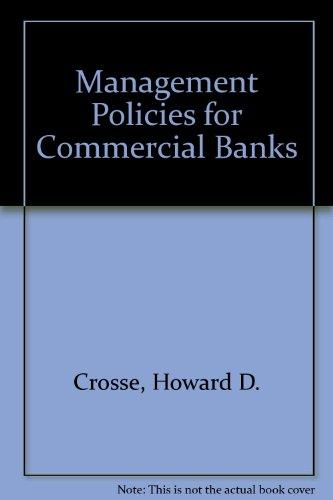Book Management Policies For Commercial Banks free