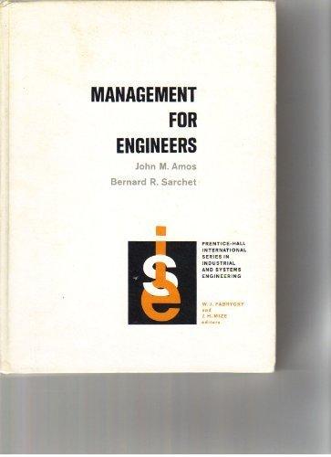 Book Management for Engineers (Prentice-hall International Series in Industrial & Systems Engineering) free