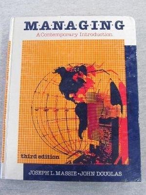 Book Managing, a contemporary introduction free