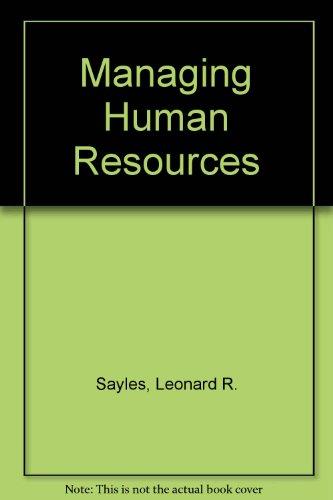 Book Managing Human Resources free Book Managing Human Resources free