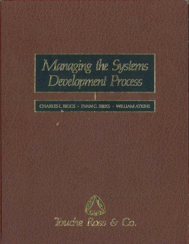 Book Managing the Systems Development Process free