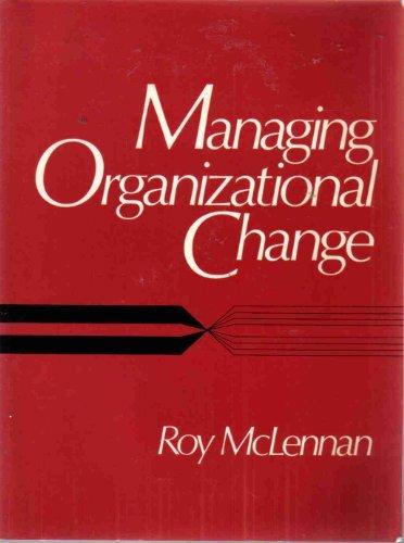Book Managing Organizational Change free