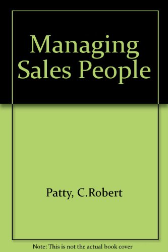 Book *managing Salespeople ** free