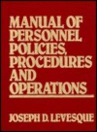 Book Manual Of Personnel Policies, Procedures, And Operations free