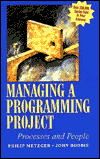 Book Managing A Programming Project: Processes and People (3rd Edition) free