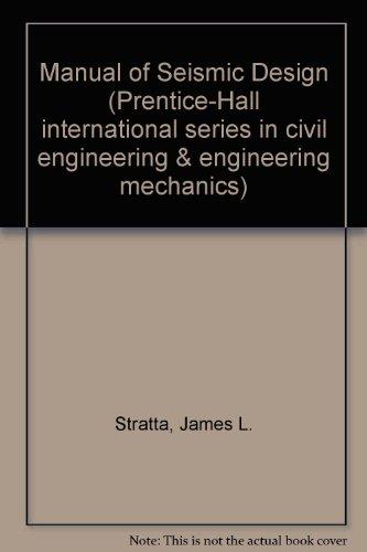 Book Manual of Seismic Design (Prentice-Hall Series in Marketing) free