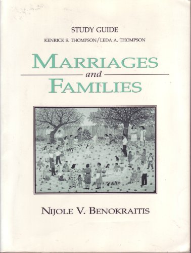 Book Study Guide To Marriages And Families free
