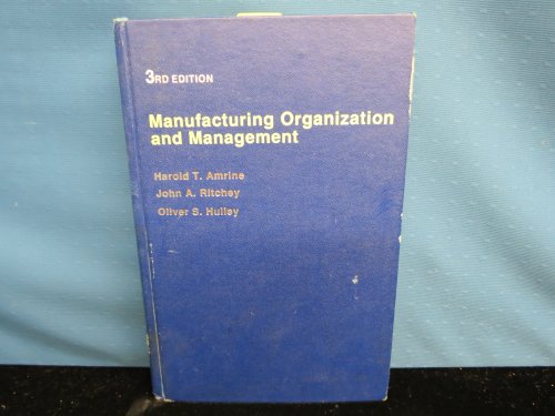 Book Manufacturing organization and management free