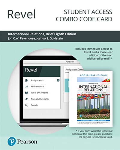 Book International Relations, Brief Edition - Revel Combo Access Card free