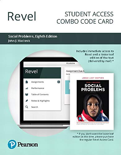 Book REVEL Social Problems - Combo Access Card free