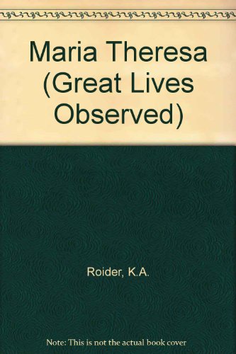 Book Maria Theresa (Great lives observed) free