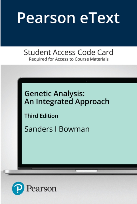 Book Pearson eText Genetic Analysis: An Integrated Approach Student -- Access Card free