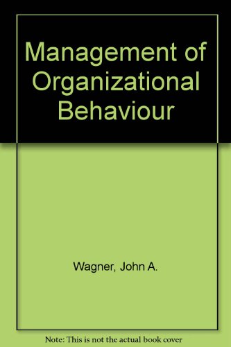 Book Management of organizational behavior free