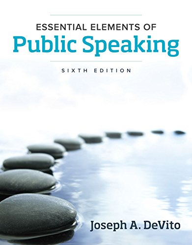 Book Essential Elements of Public Speaking free