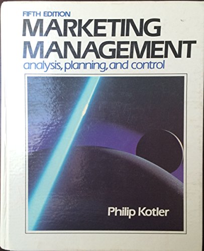 Book Marketing Mamagement Analysis, Planning, and Control free