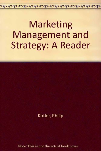 Book Marketing management and strategy: A reader free