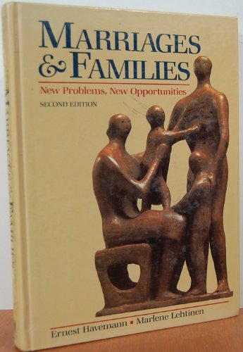 Book Marriages and Families: New Problems, New Opportunities free